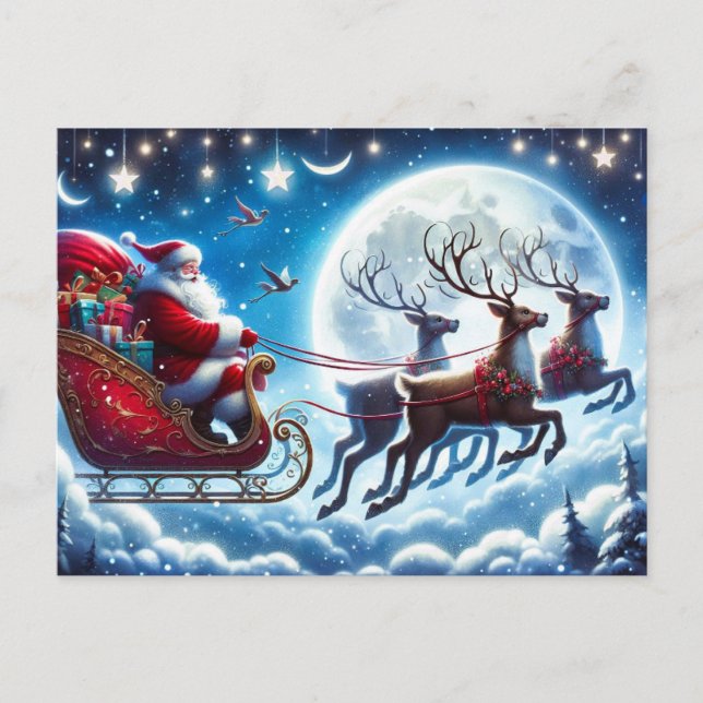 Holiday Postcard Santa (Front)