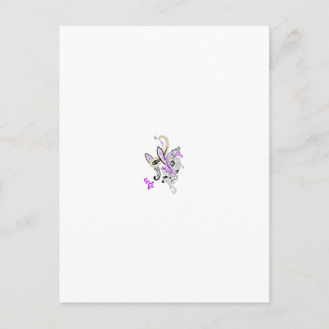 Holiday Postcards | Elegant – Ornamental Design (Front)