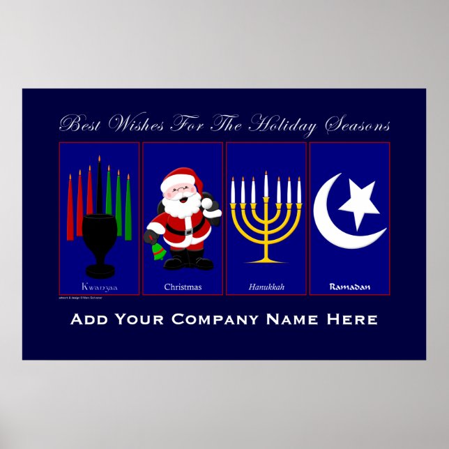 Holiday Poster (Insert Your Company Name) (Front)