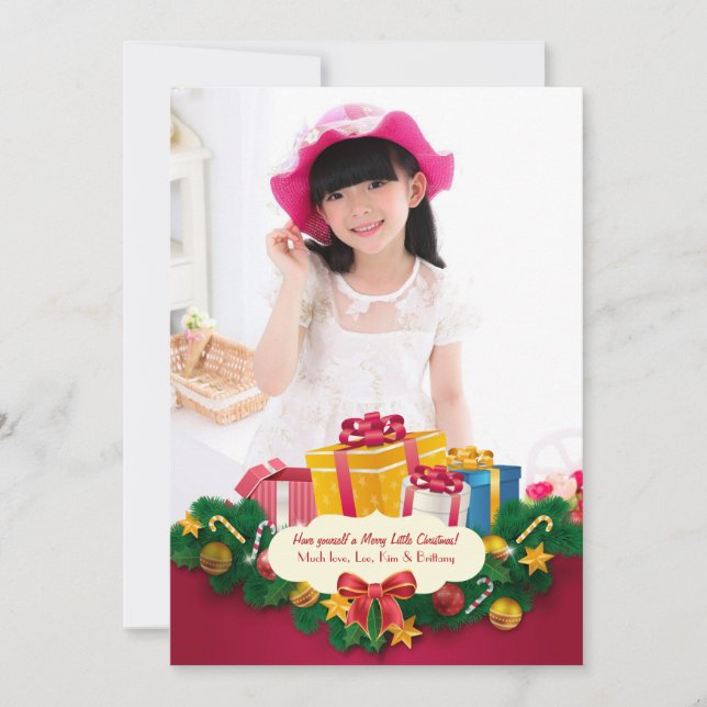 Holiday Presents Photo Card (Front)