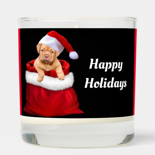 Holiday Pup Scented Jar Candle