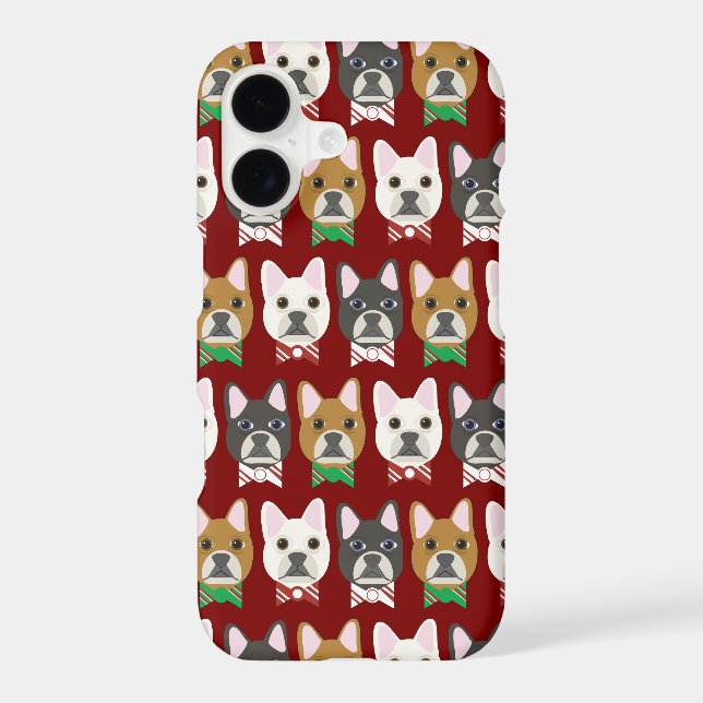 Holiday Pups Red Case-Mate iPhone Case (Back)