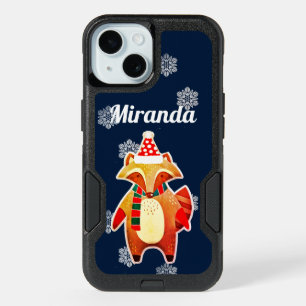 Holiday Raccoon iPhone 15 Case