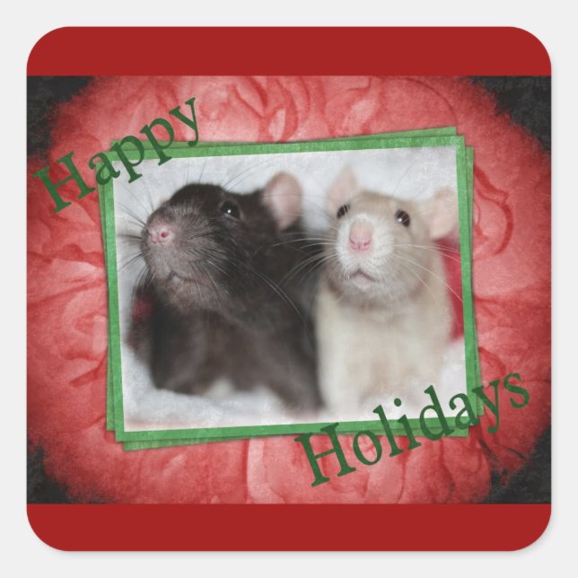 Holiday Rat Stickers (Front)
