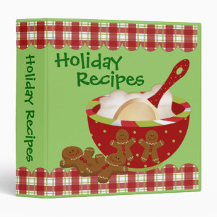 Holiday Recipe Binder