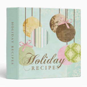 Holiday Recipes Binder