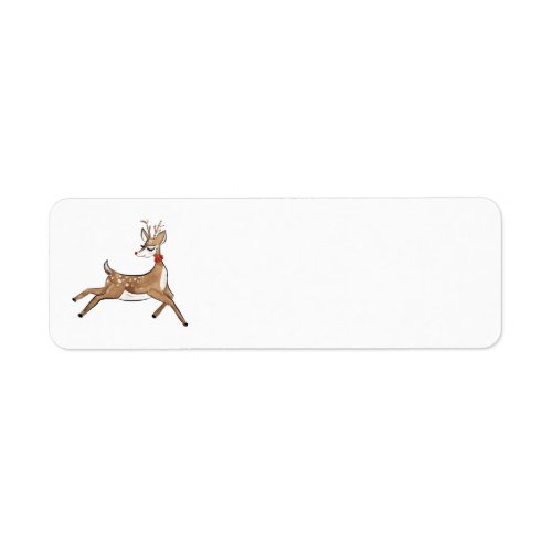 Holiday Reindeer Christmas Labels