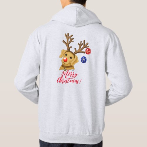 Holiday Reindeer Fox Red Lab Sweat Shirt