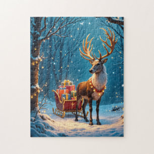 Holiday Reindeer Game Puzzle 