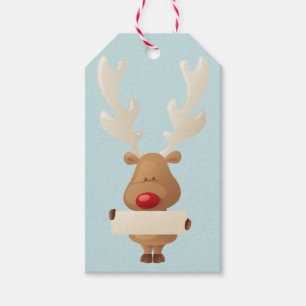 Holiday Reindeer Gift Tag