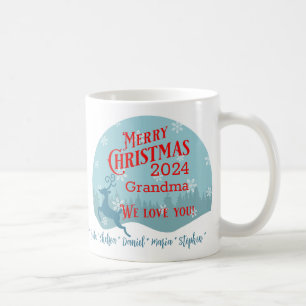 Holiday Reindeer Personalized Mug