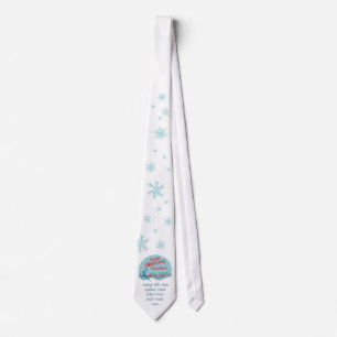 Holiday Reindeer Personalized Tie