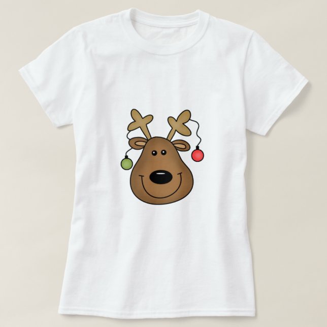 Holiday Reindeer Tshirts and Gifts (Design Front)