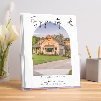 Holiday Rental BnB Host Welcome Brochure