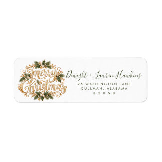 Holiday | Return Address Label