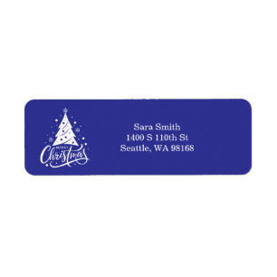 Holiday Return Address Labels