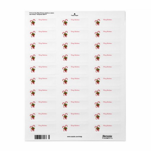 Personalized Return Address Labels - 510 Labels With Holiday Extras, Kraft Paper, Made In USA - View #4