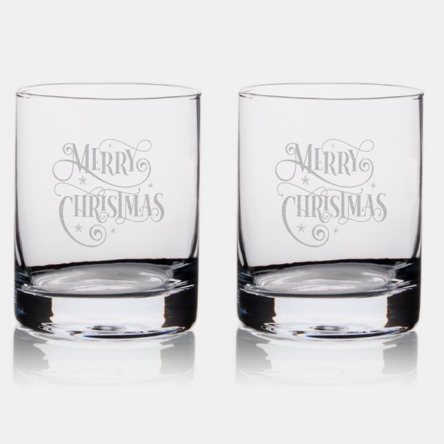 Holiday  rocks glass (Glassware)