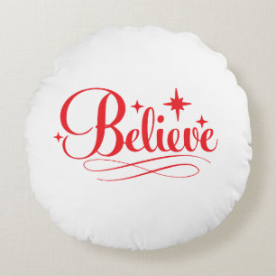 Holiday Round Pillow