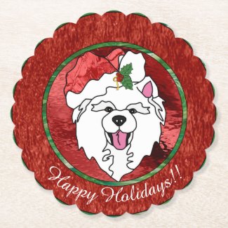 Holiday Sammy Paper Coasters (Paper Plates Sep.)