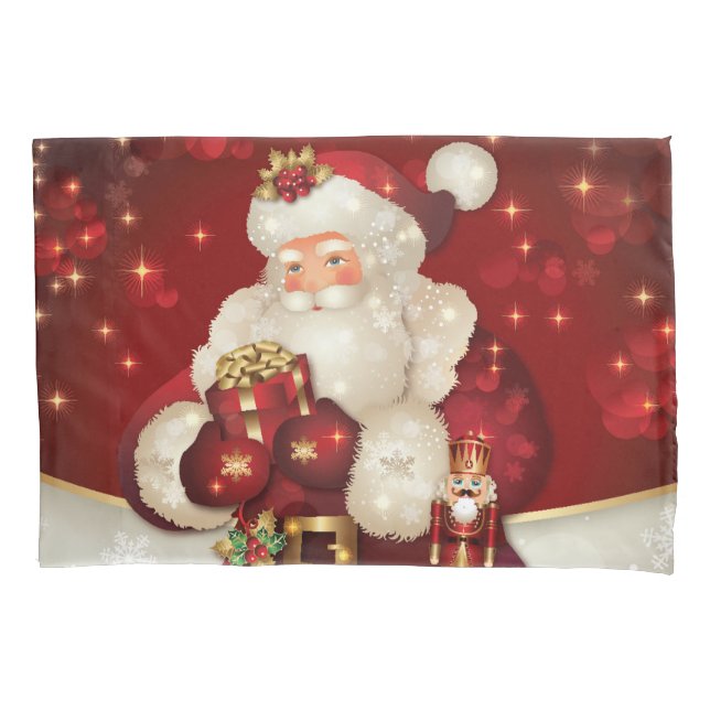 Holiday Santa Pillowcase (Front)