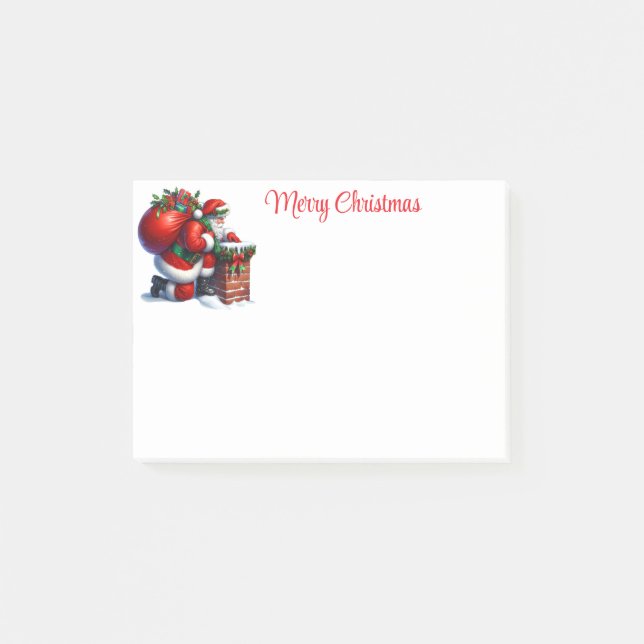 Holiday Santa Post-it Notes (Front)