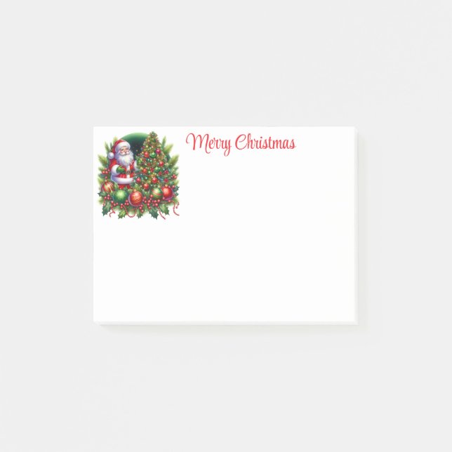 Holiday Santa Post-it Notes (Front)