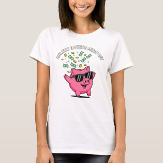 Holiday Savings Mode: OFF – Funny Christmas Pig T-Shirt
