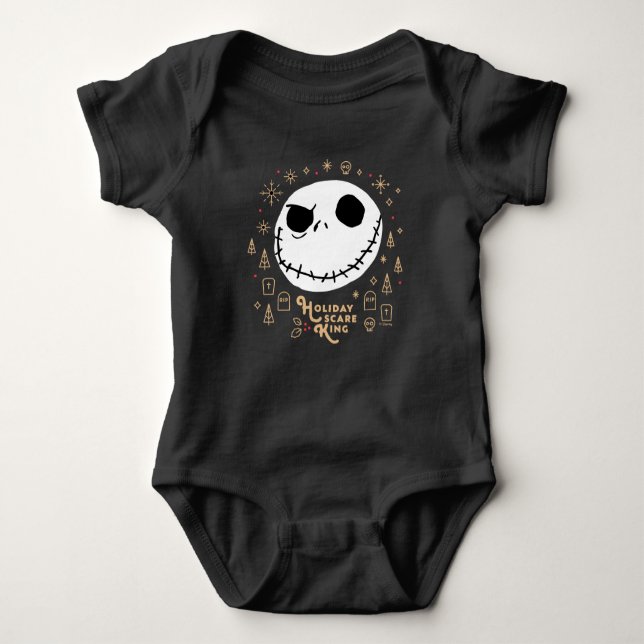 Holiday Scare King Baby Bodysuit (Front)