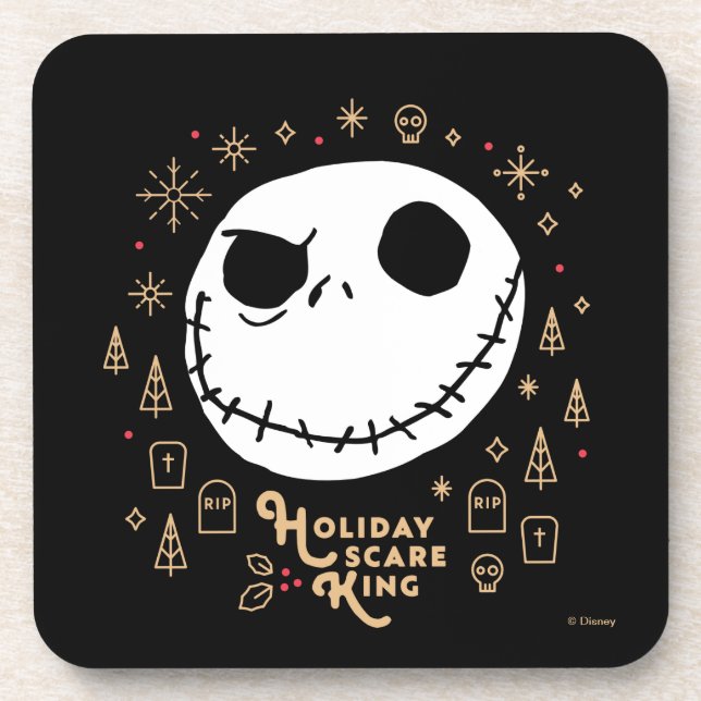 Holiday Scare King Beverage Coaster (Front)