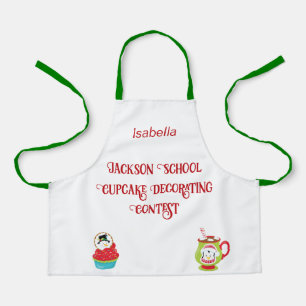 Holiday School Cupcake Decorating Contest Apron