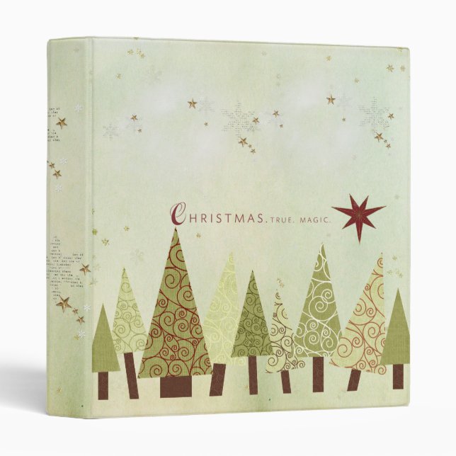 Holiday Scrapbook 3 Ring Binder (Front/Spine)