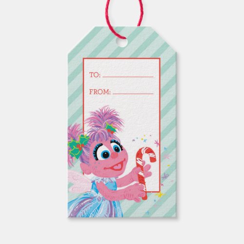 Holiday Scribble Abby Cadabby Gift Tags