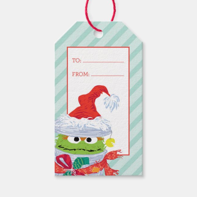Holiday Scribble Oscar Gift Tags (Front)