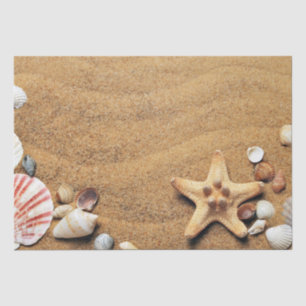 Holiday Seashells Beach  Tissue Paper