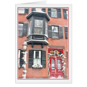 Holiday Season: Beacon Hill- Boston MA Cards