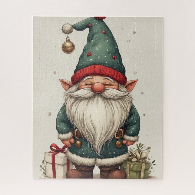 Holiday Season Elf  Jigsaw Puzzle (Vertical)