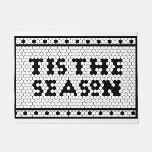 Holiday Season Farmhouse Tile Design Doormat