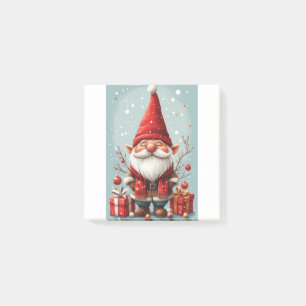 Holiday Season Gnome Post-it Notes
