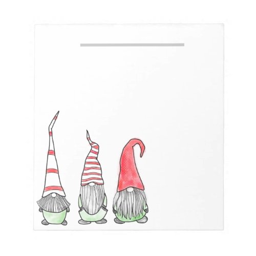 holiday season marry Christmas gnome  Notepad