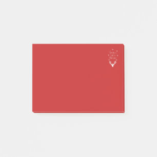 Holiday Season, Merry Christmas, Santa Helper Post-it Notes
