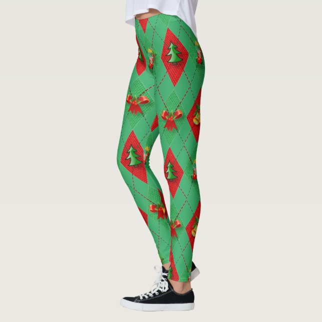 Holiday Season Trendy Leggings (Left)