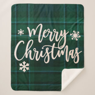 Holiday  sherpa blanket