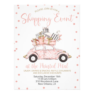 Holiday Shopping Event Flyer