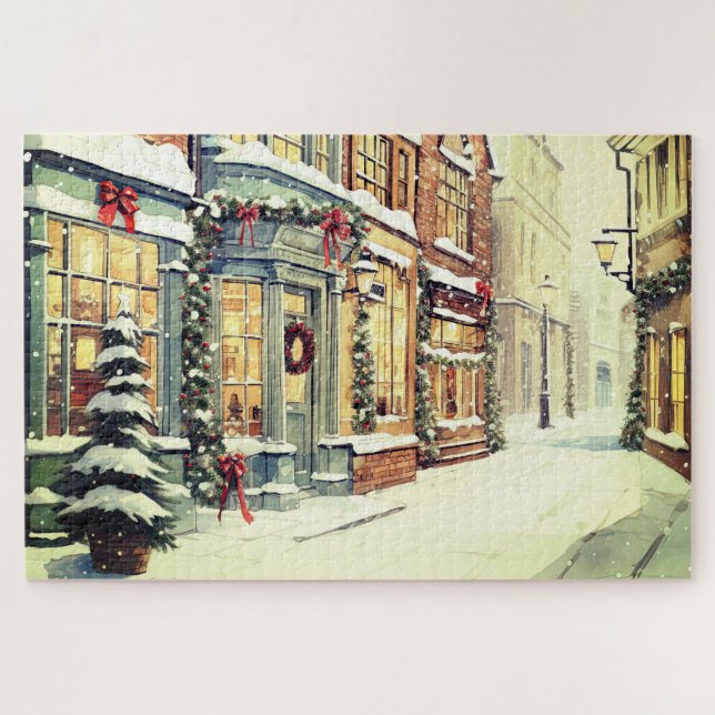 Holiday Shopping Jigsaw Puzzle (Horizontal)
