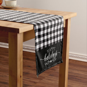 Holiday short table runner