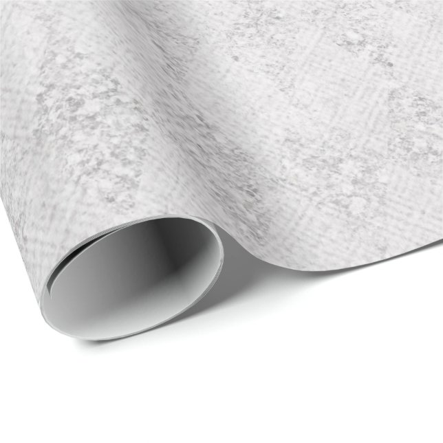 Holiday Silver Gritter Design Wrapping Paper (Roll Corner)
