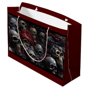 Holiday Skull Gift Bag