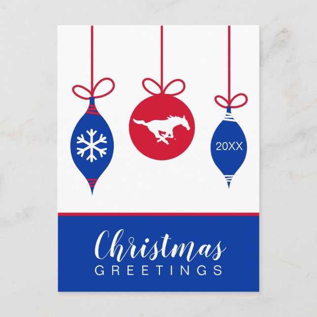 Holiday | SMU Mustangs Logo Postcard (Front)