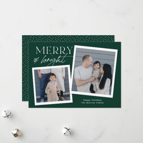 Holiday Snapshot Photo Card _ forest